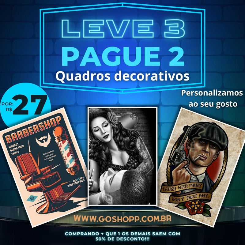 Quadros decorativos para barbearia + de 100 modelos