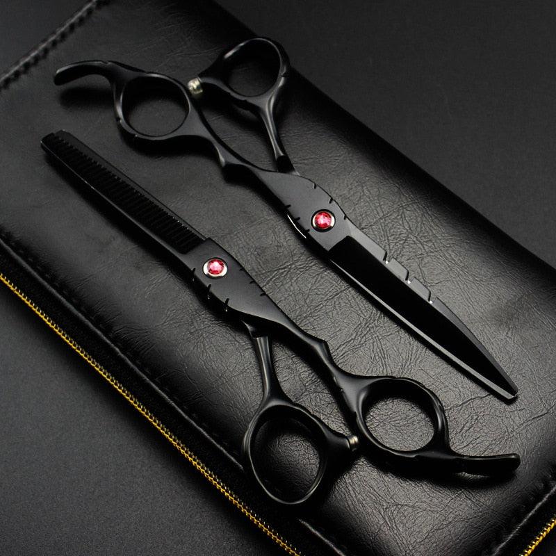Tesoura Profissional Fire Dragon - Aço 440c para Cabeleireiros ou Barbeiros - GoShopp