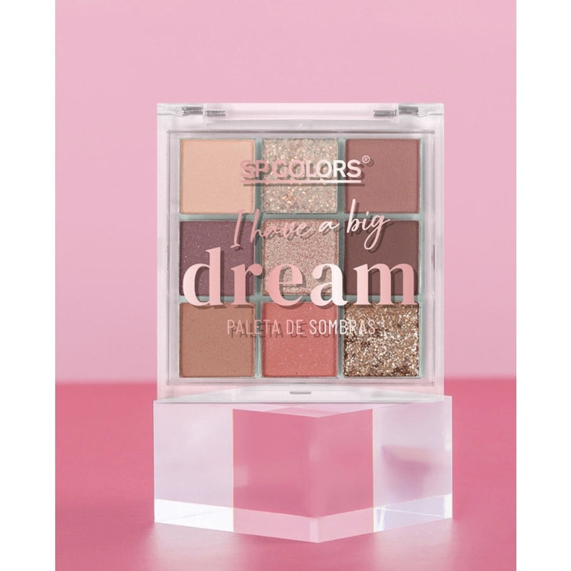Paleta De Sombras com 9 Cores- I Have A Big Dream